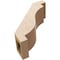 Ekena Millwork 5-inch W x 12-inch D x 12-inch H Copenhagen Rough Cedar Woodgrain TimberThane Knee Brace, Primed BRCUR05X12X12CHGRCPR - alternate 5